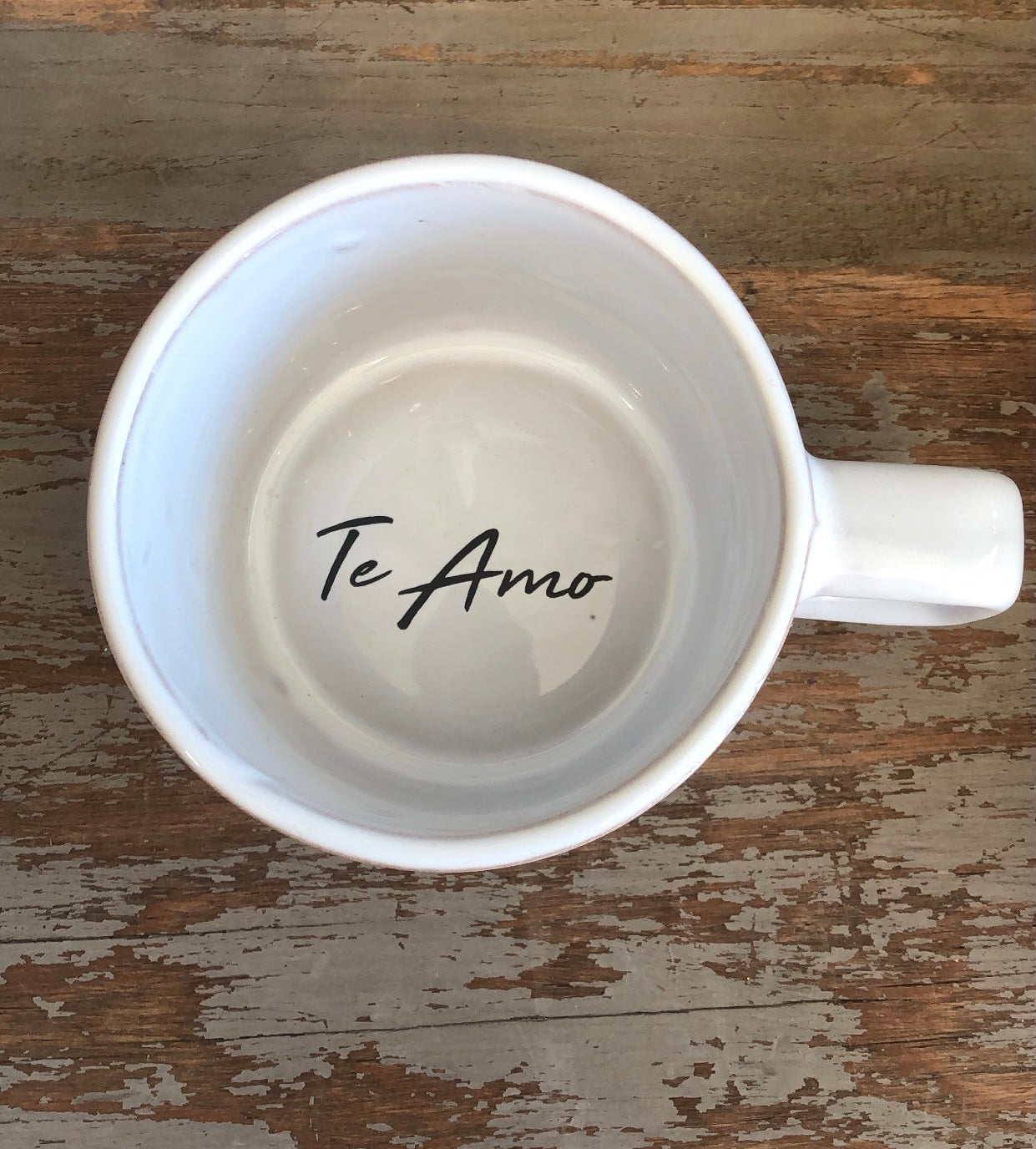 Taza café neo “Te amo” San Valentín